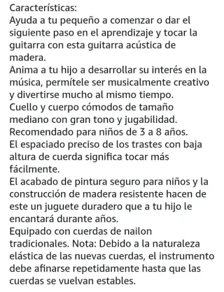Guitarra Clásica CB SKY 76cm Niños