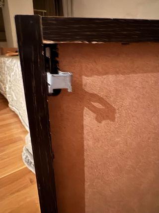 Mueble salón negro y beige