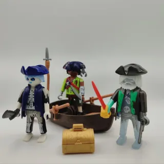Playmobil Piratas Barca Cofre Tesoro