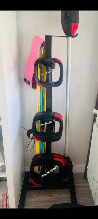 Soporte para discos y barra Les Mills