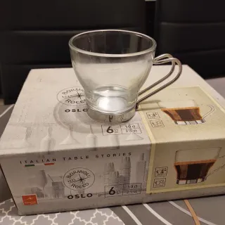 Bormioli Rocco Set 6 Tazzine Caffè Oslo