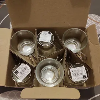 Bormioli Rocco Set 6 Tazzine Caffè Oslo