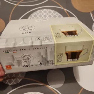 Bormioli Rocco Set 6 Tazzine Caffè Oslo