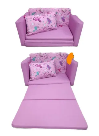 Divanetto per bambini con cuscini