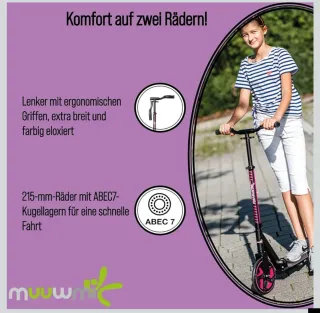 Patinete grande con diametr de rueda 215mm