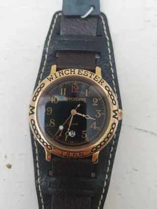 Orologio Winchester Bronzo Pelle Marrone