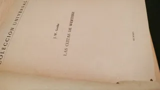 Las cuitas de Werther