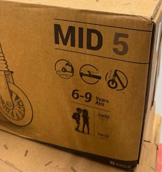 Patinete Oxelo morado 6-9 años