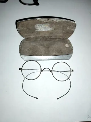 Gafas Vintage Óptica Beige y Negra