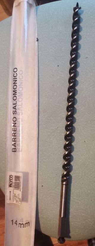 Broca Madera Barreno Salomónico 14mm