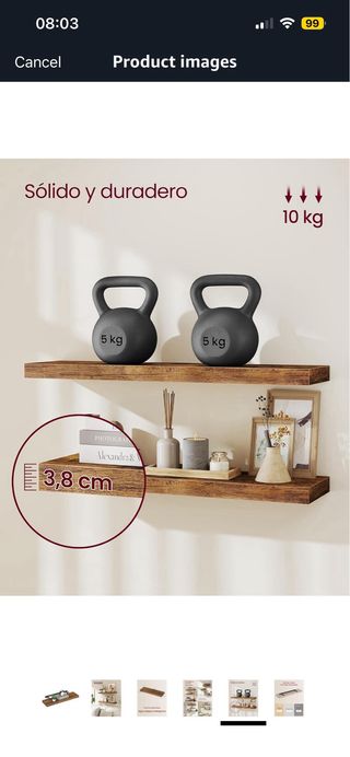 Estanterías Diseño Industrial Madera - NUEVA