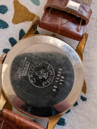 Reloj Cauny Prima bañado en oro