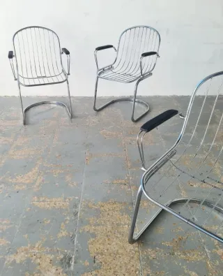 Silla GASTONE RINALDI. Vintage, 70s.