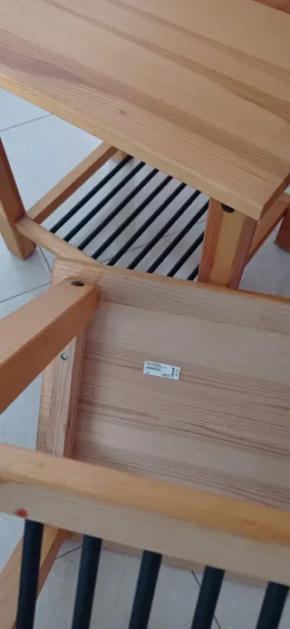 Mesitas de noche de madera natural