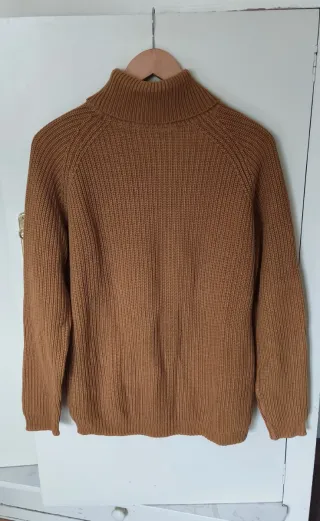 Jersey Zara cuello alto algodón