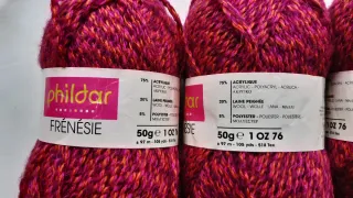 7 Ovillos de lana Phildar Freenesie jaspeados