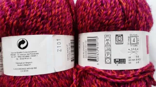 7 Ovillos de lana Phildar Freenesie jaspeados