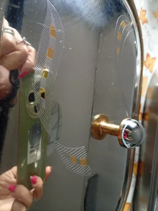 Portavivande vintage Morinox inox e oro 24kt