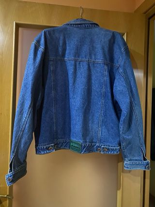 Chaqueta tejana azul