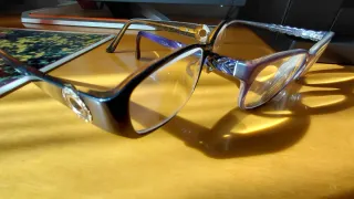 2 Montature Occhiali Vogue Viola e Nere