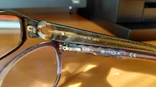 2 Montature Occhiali Vogue Viola e Nere