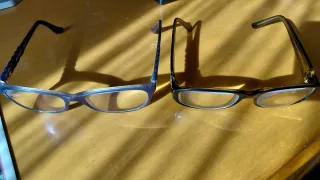 2 Montature Occhiali Vogue Viola e Nere