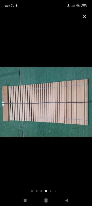 4 Tende veneziane in legno naturale alicantina