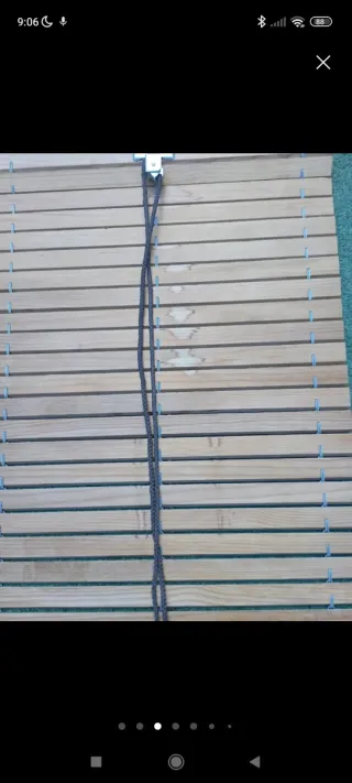 4 Tende veneziane in legno naturale alicantina