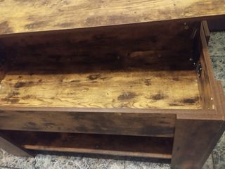 Mesa de salón rústica madera ( mesa a estrenar )