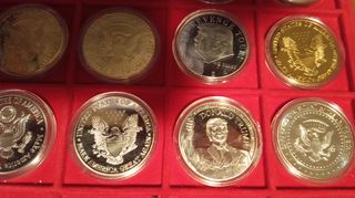 Lotto 10 monete dollari Trump USA FDC