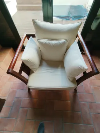 Poltrone Indochina in legno di acacia