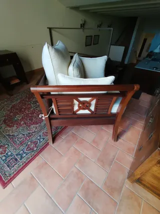 Poltrone Indochina in legno di acacia