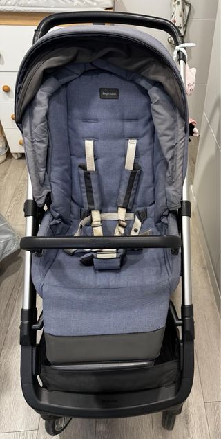 Carrito y silla paseo bebé Inglesina Aptica Azul