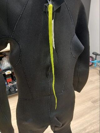 Neopreno surf Hombre agua fría 4/3mm 100 negro