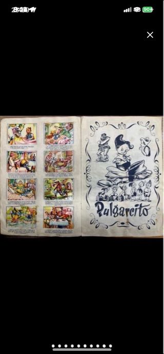 Álbum Cromos Caperucita Roja Pulgarcito Cenicienta