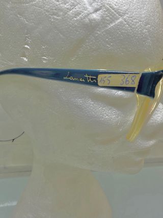 Lancetti occhiali vintage neri e gialli