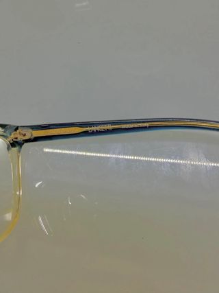 Lancetti occhiali vintage neri e gialli