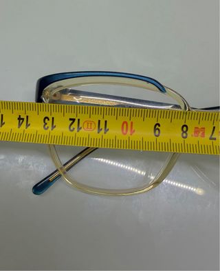 Lancetti occhiali vintage neri e gialli