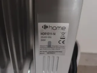 Radiador de aceite gris 2500w