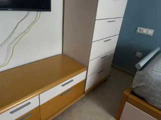 Mueble juvenil cómodas y cama nido