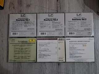 6 CD Mozart - Overtures & Concertos