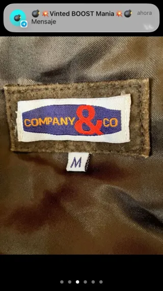 Abrigo Piel Vintage Marrón Chocolate