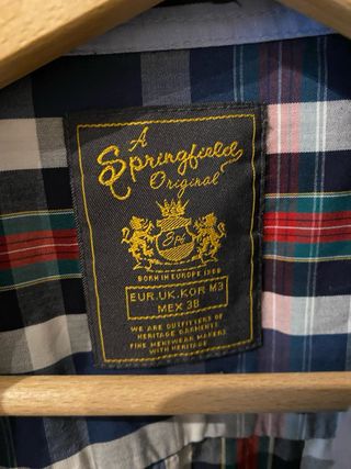 Camisa Springfield Cuadros Talla L