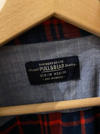 Camisa cuadros Pull&Bear Talla M