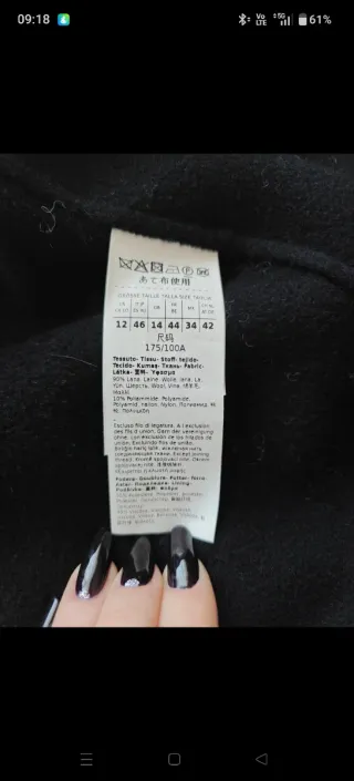 Cappotto Intrend nero tg. 46 italiana