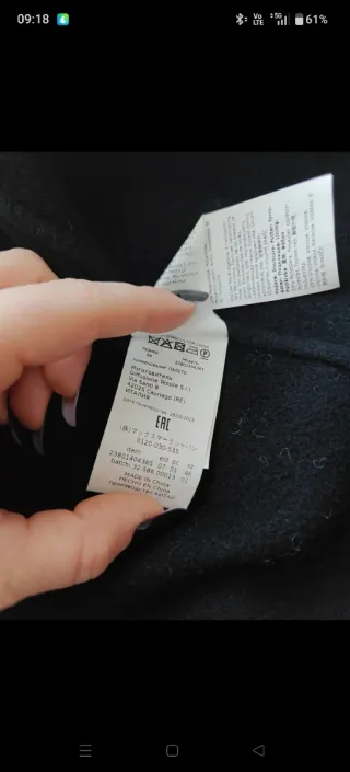 Cappotto Intrend nero tg. 46 italiana