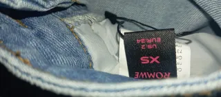 Pantalón Jean Celeste Patas Anchas