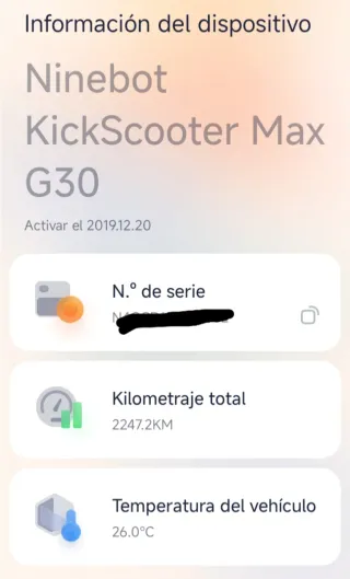 Patinete Ninebot Kickscooter Max G30 (perfecto)