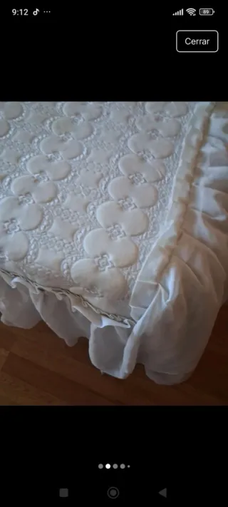 Colcha Matrimonio Años 70 (2 Piezas)