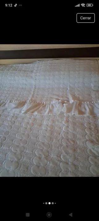 Colcha Matrimonio Años 70 (2 Piezas)